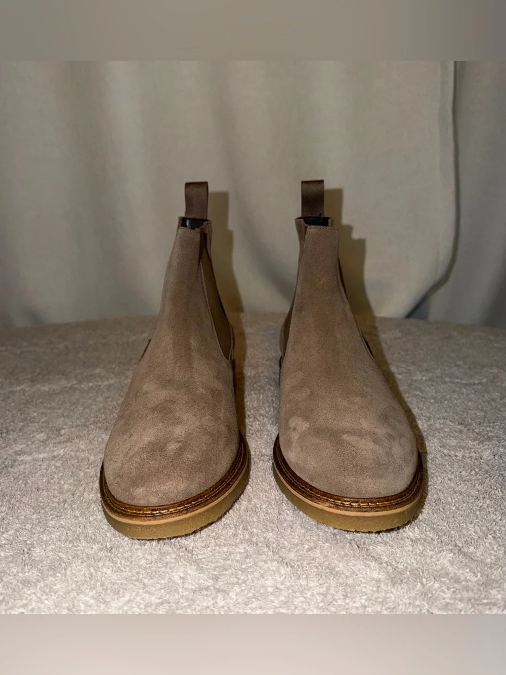 Men’s BOSS Kope Suede Chelsea Boots Hugo Boss Size EU 41 US 8 Quiet Luxury